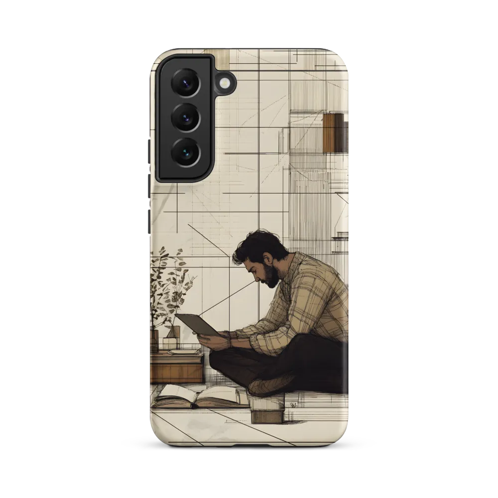 Quiet Reflections in Line | Phone Case |  S22 Plus | Tough Case | Matte
