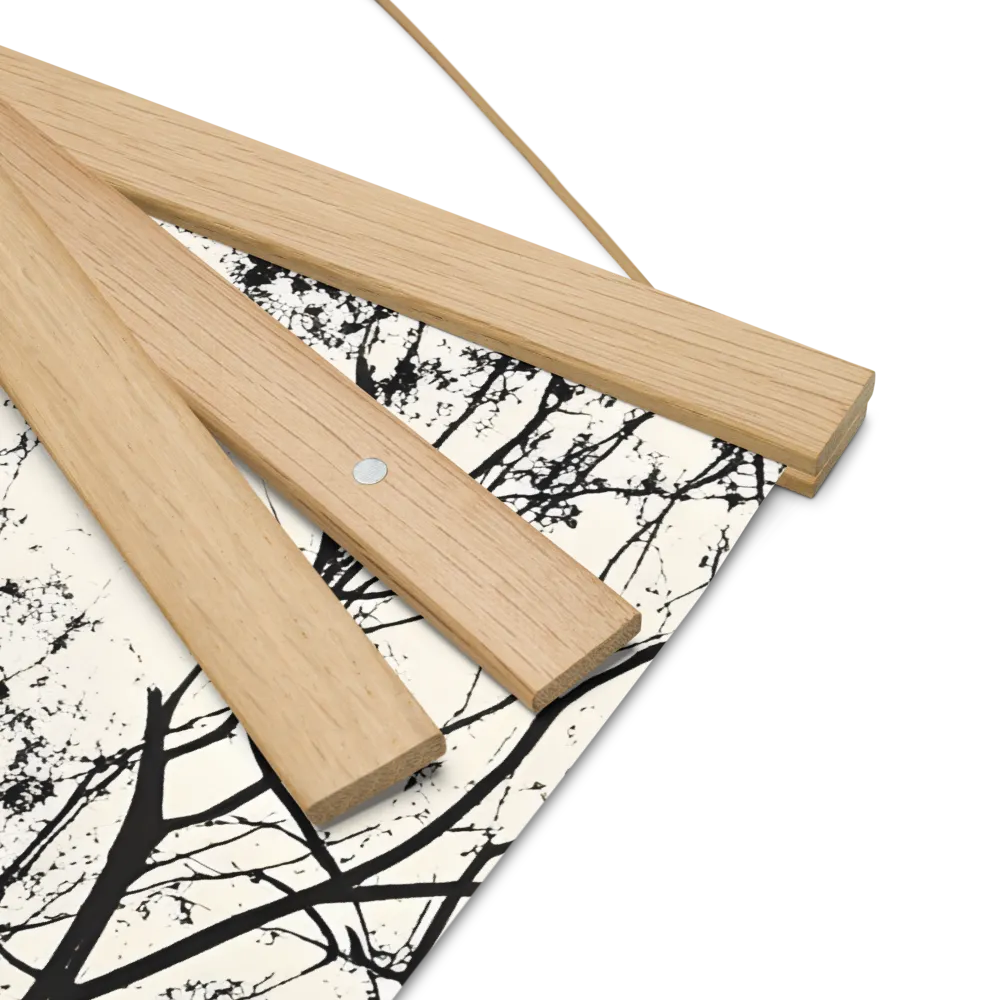 Whispers of Solitude | Poster With Oak Wood Hanger | 16″×16″
