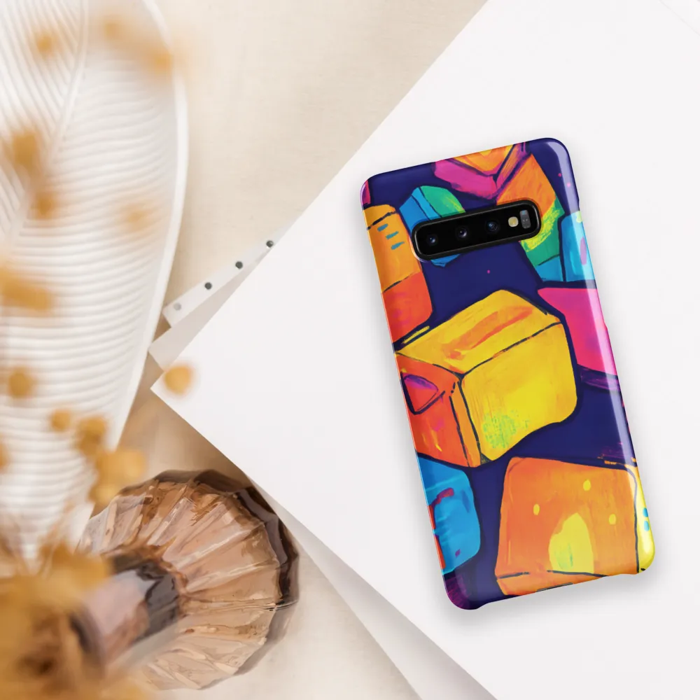 Vibrant Shapes of Joy | Phone Case |  S10 Plus | Snap Case | Glossy