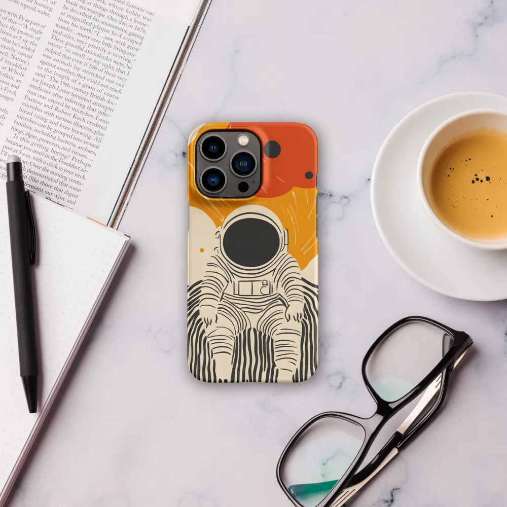 Astronaut in Cosmic Thoughts | Phone Case |  13 Pro | Snap Case | Matte