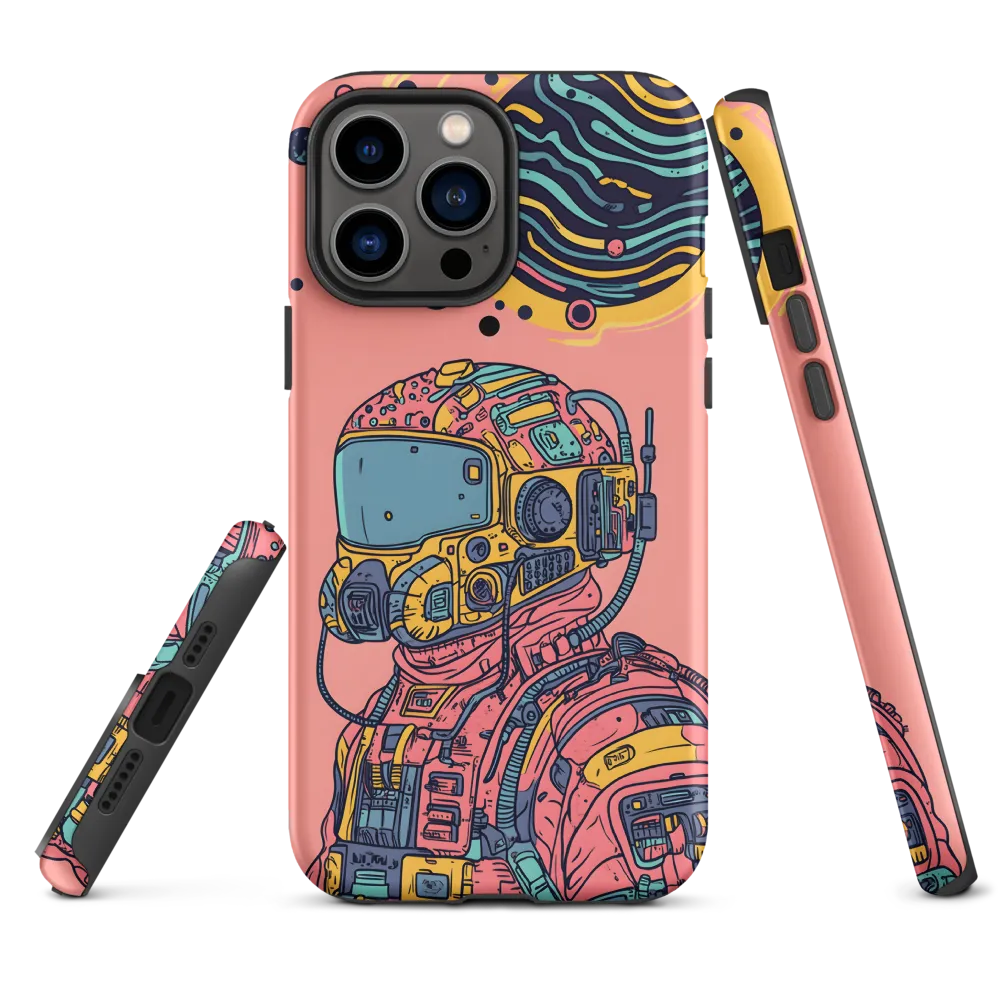 Exploration Beyond: A Digital Astronaut | Phone Case |  13 Pro Max | Tough Case | Matte