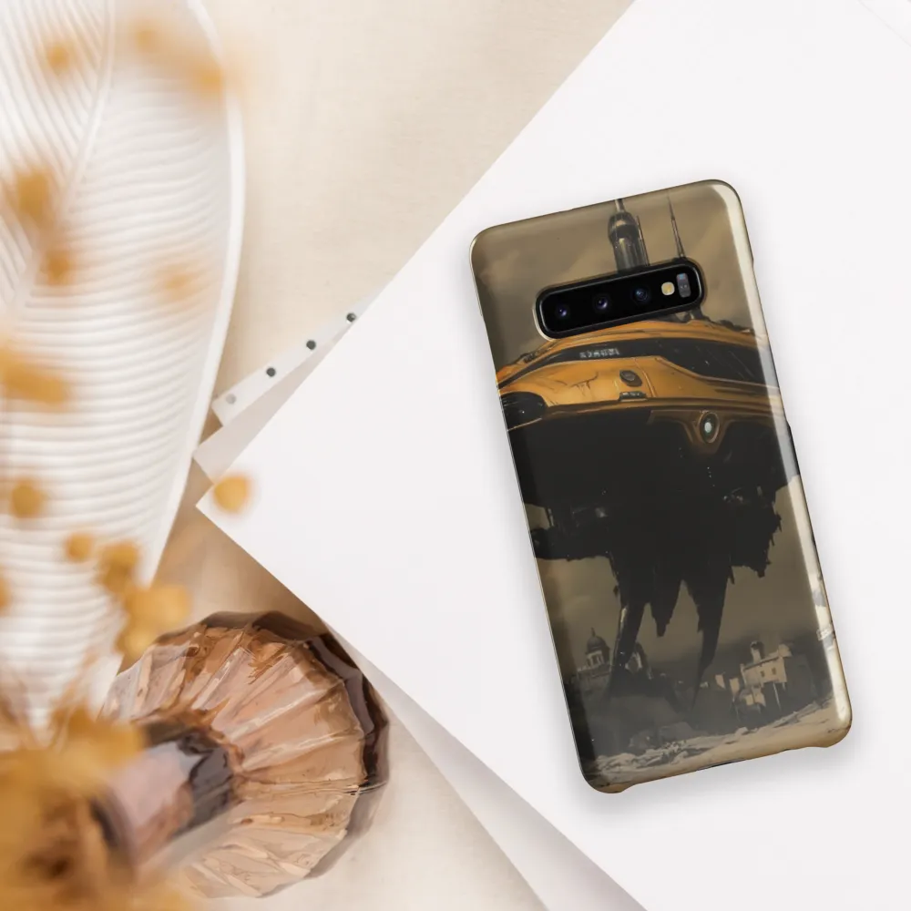 Ethereal Enigma Above a Ruined City | Phone Case |  S10 Plus | Snap Case | Glossy