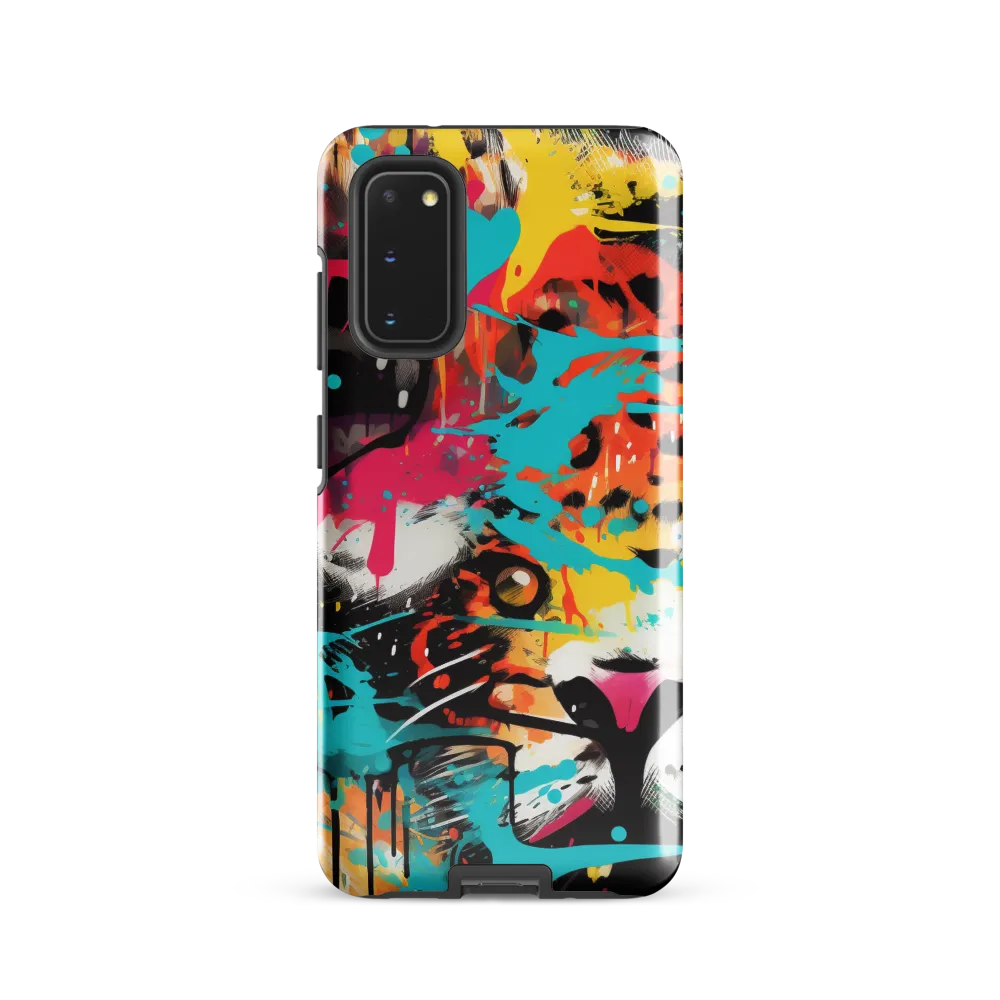Fierce Fusion: Tiger and Lion in Graffiti