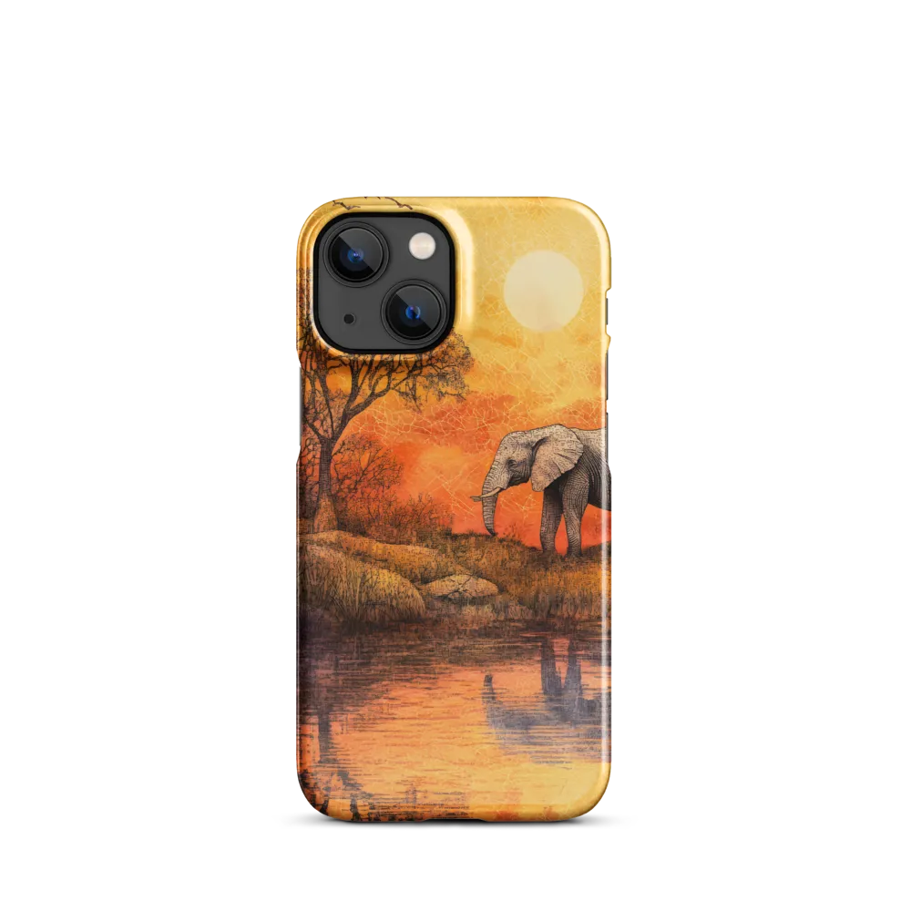 Elephant's Serenity at Dusk