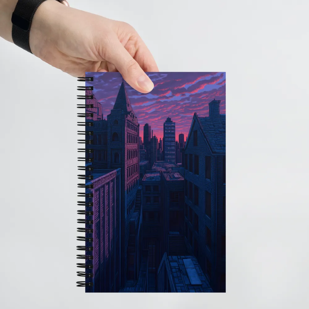 City of Secrets at Dusk | Spiral Notebook