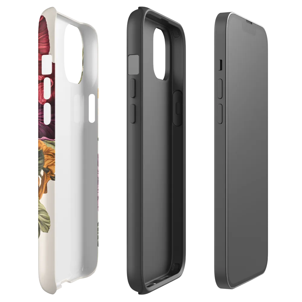 Floral Symphony in Color | Phone Case |  14 Plus | Tough Case | Matte