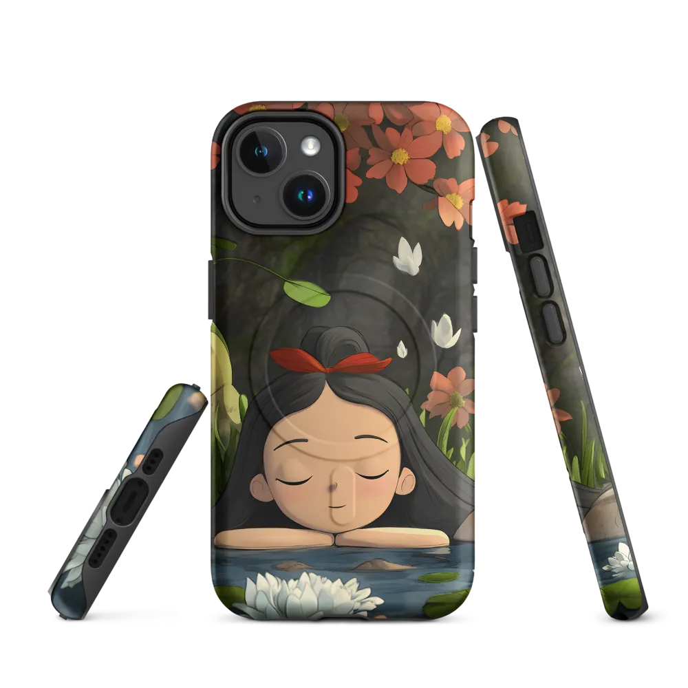 Tranquility by the Waterside | Phone Case |  14 | MagSafe® Tough Case | Matte