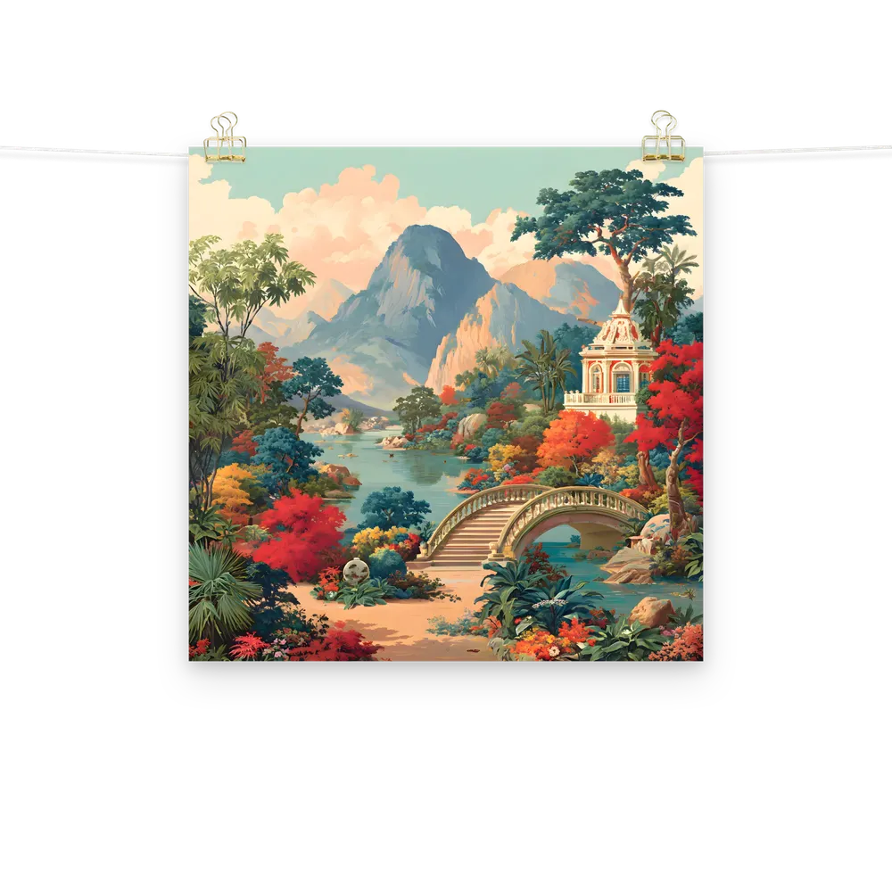 Arcadian Bridge 
 Poster | 16″x 16″