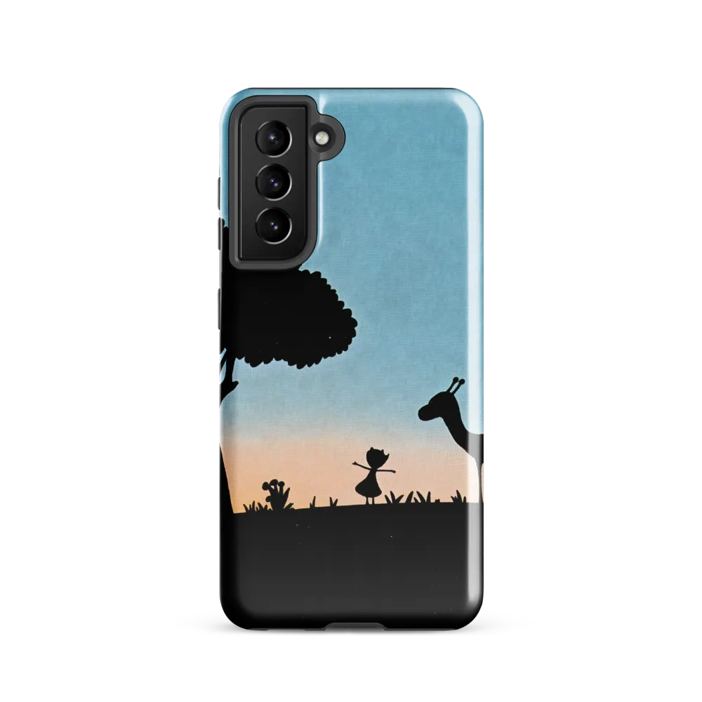 Curiosity in the Silhouette | Phone Case |  S21 | Tough Case | Glossy
