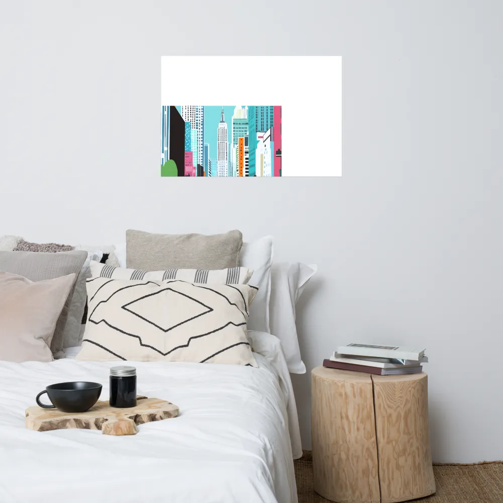 Urban Symphony: A Modern Cityscape | Poster | 24″×36″