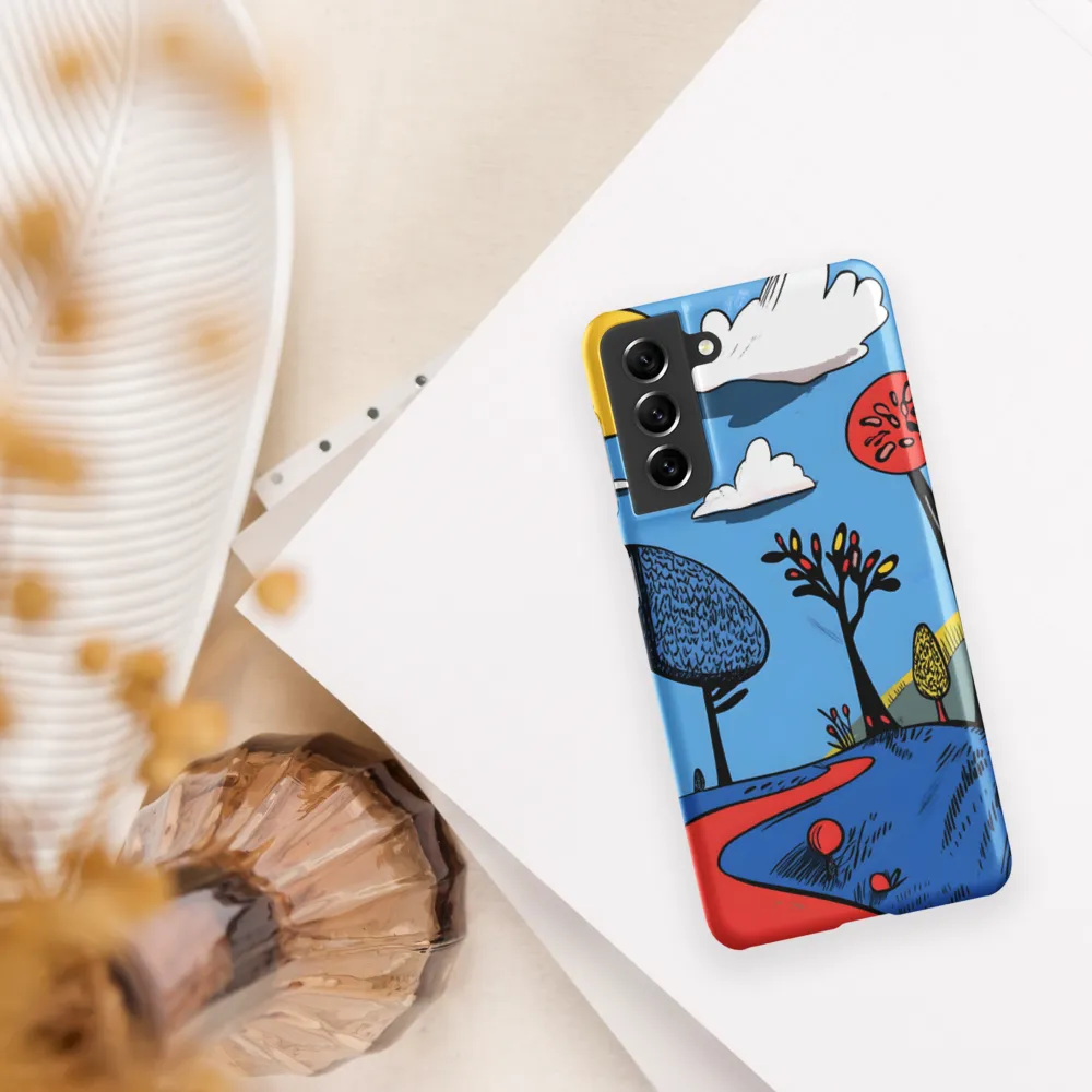 A Playful Journey Through Whimsical Woods | Phone Case |  S21 | Snap Case | Matte