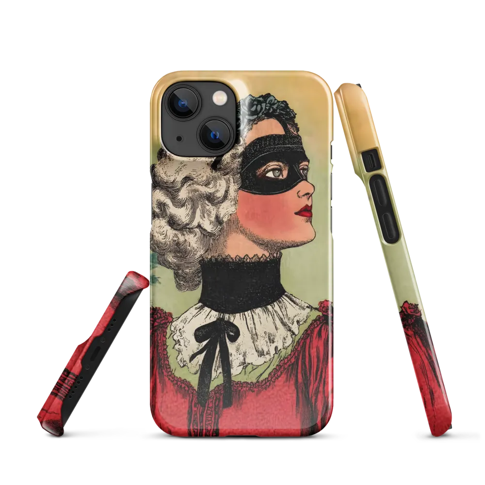 Masked Elegance | Phone Case |  14 | Snap Case | Glossy