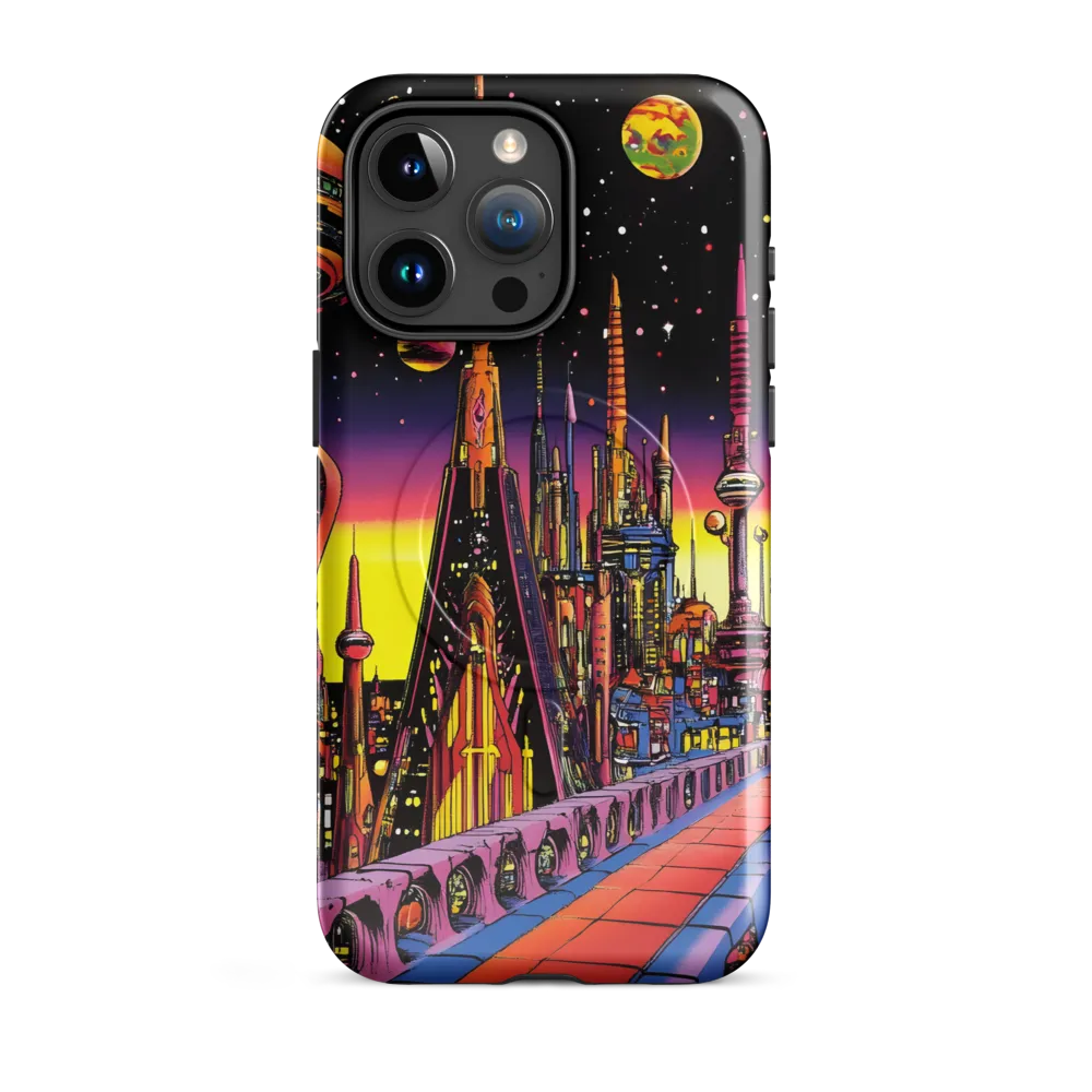 Futuristic Cosmos: A Journey Through Neon Cities