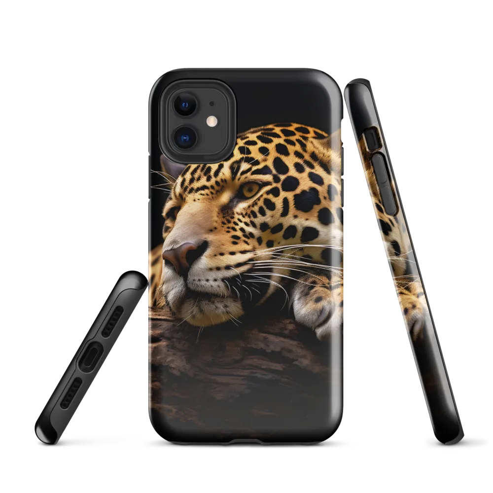 Tranquil Majesty: The Resting Leopard