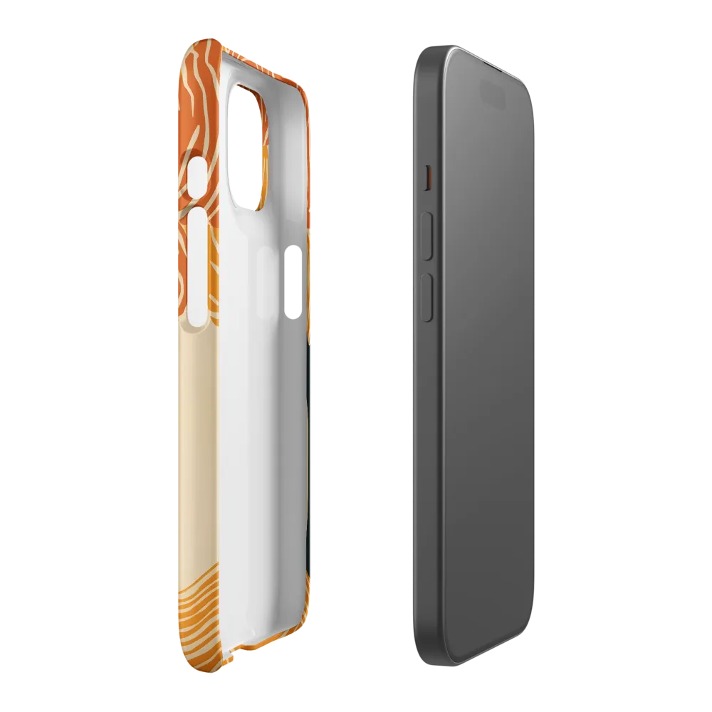 Silent Reflections under Swirling Leaves | Phone Case |  15 | Snap Case | Matte