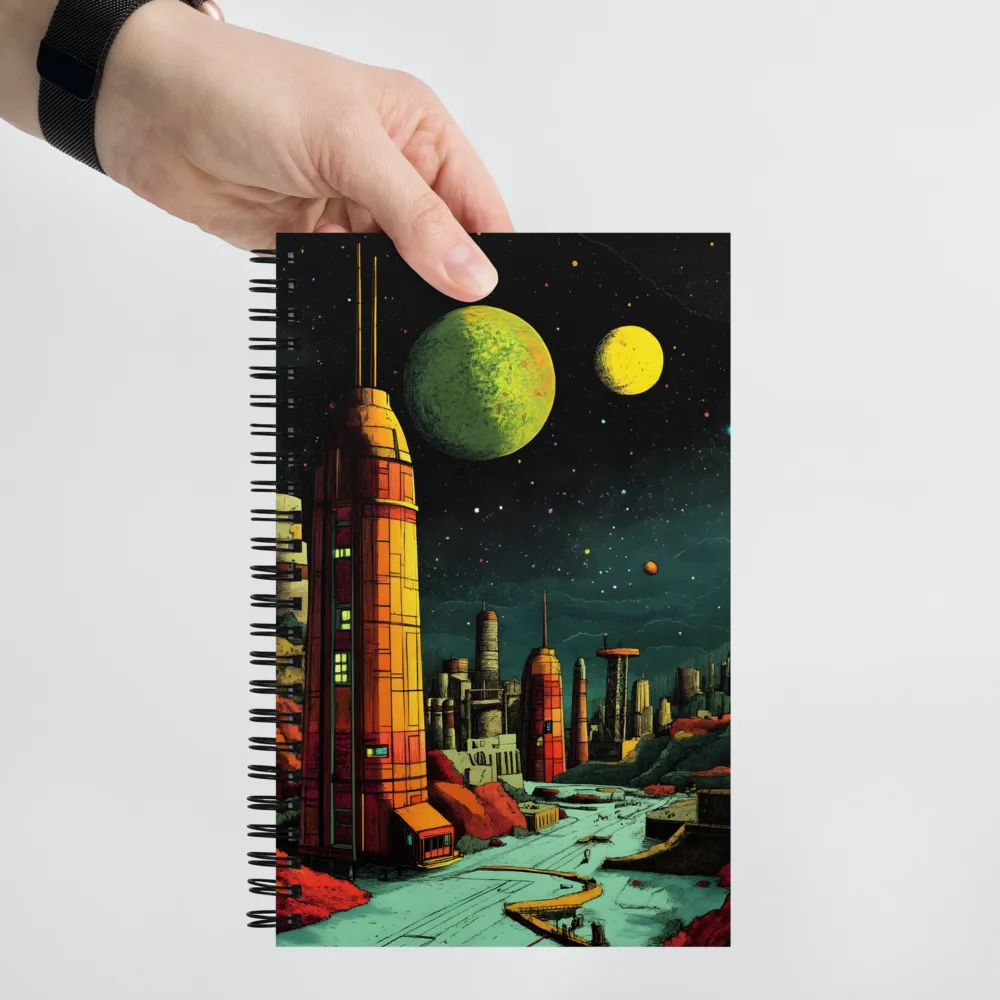 Cosmic Cityscape | Spiral Notebook