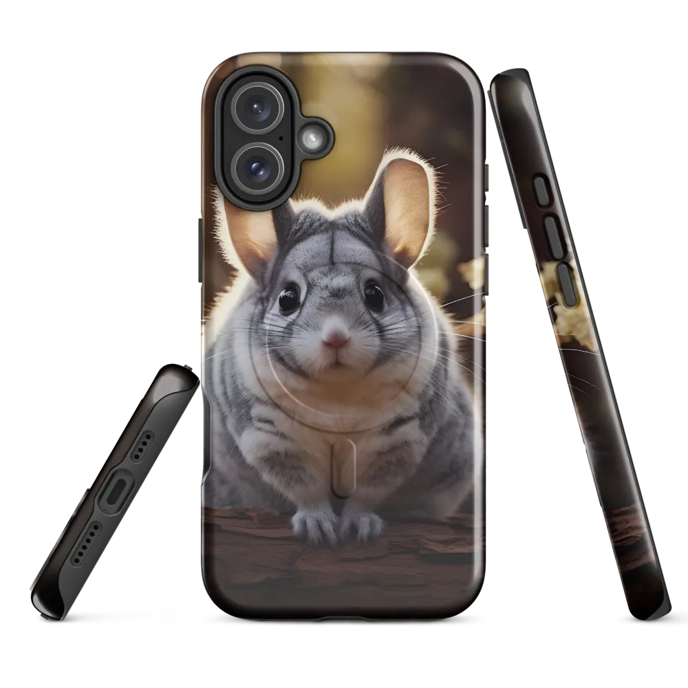 Curious Chinchilla in the Forest
