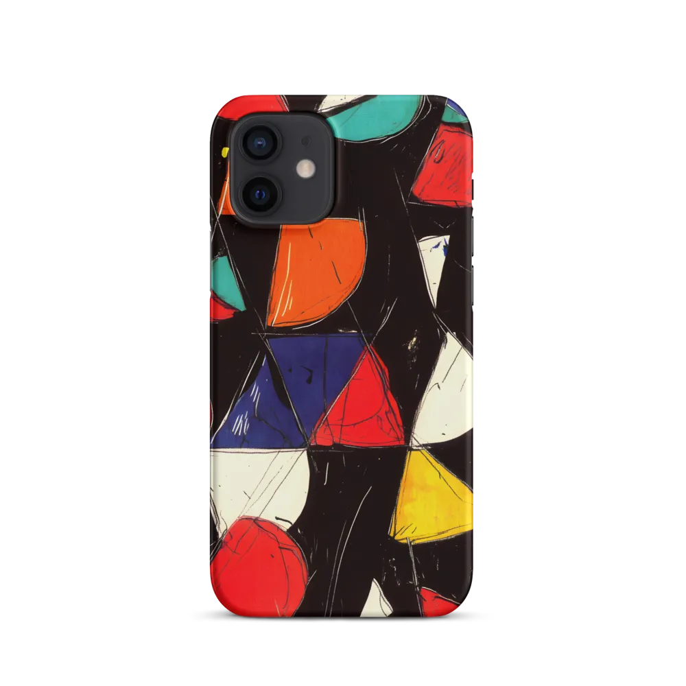 Vibrant Geometric Symphony | Phone Case |  12 | Snap Case | Matte