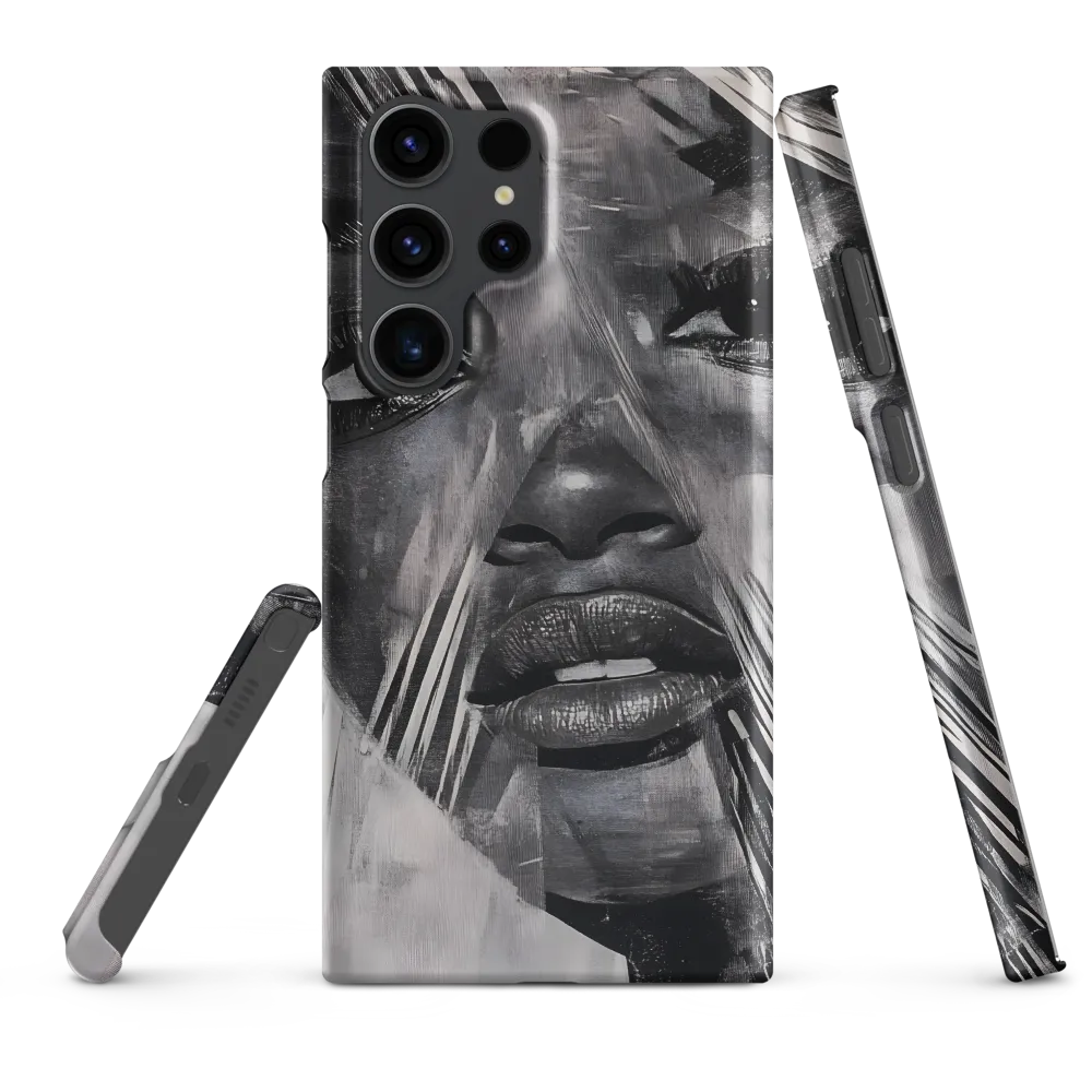 Fragmented Reflections: A Contemporary Portrait | Phone Case |  S23 Ultra | Snap Case | Matte