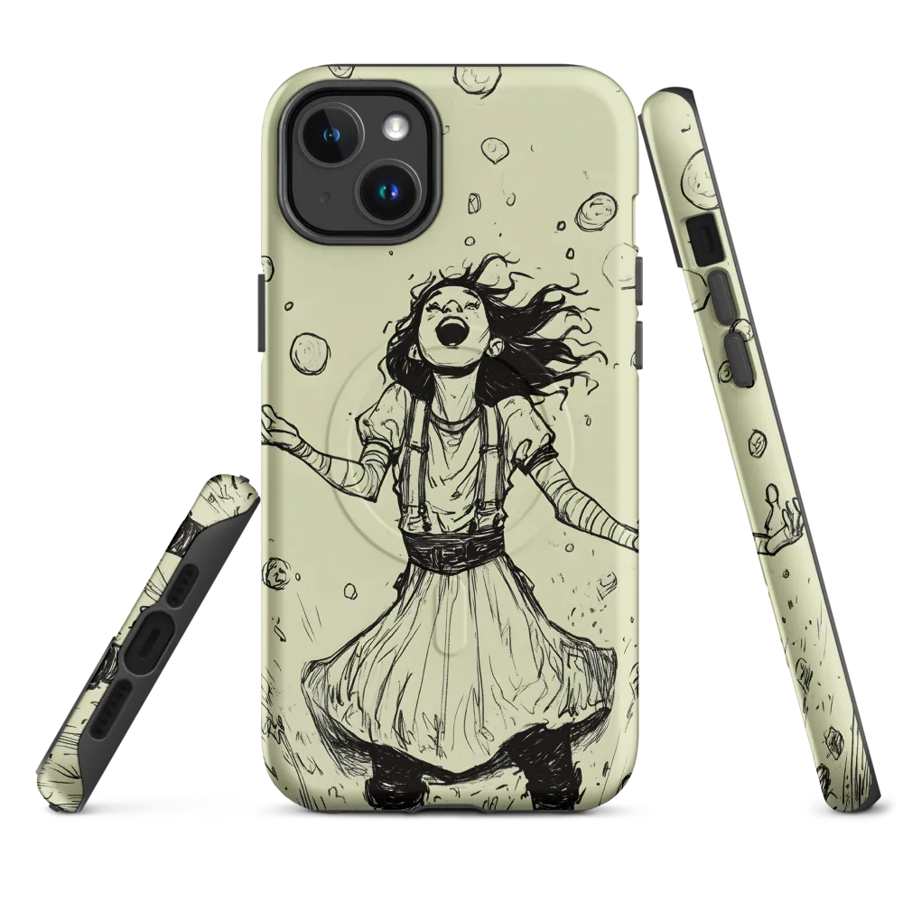 The Joy of Bubbles | Phone Case |  14 Plus | MagSafe® Tough Case | Matte