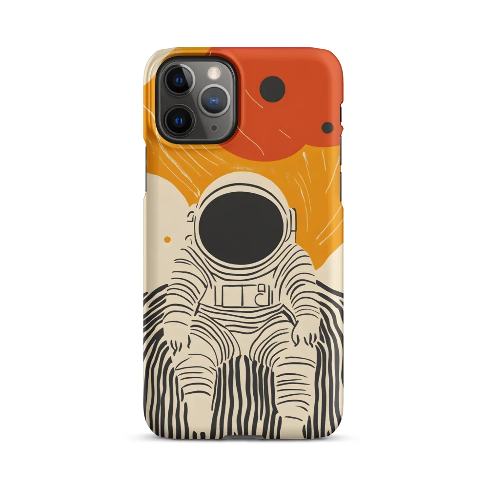 Astronaut in Cosmic Thoughts | Phone Case |  11 Pro | Snap Case | Matte