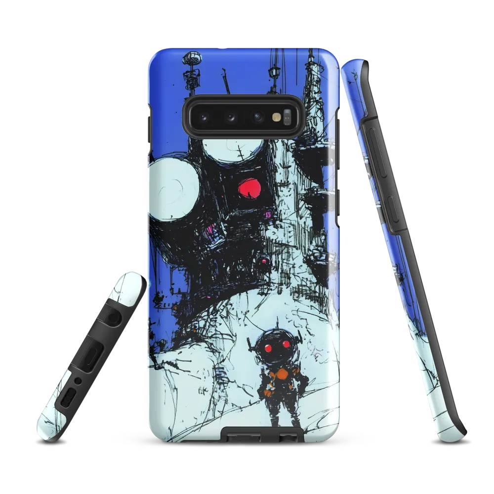 Echoes of a Futuristic Frontier | Phone Case |  S10 Plus | Tough Case | Glossy