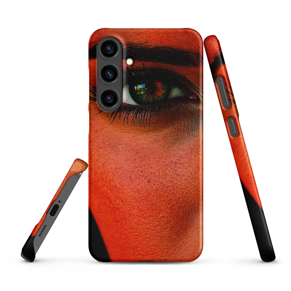 Gaze of Intensity | Phone Case |  S24 Plus | Snap Case | Matte