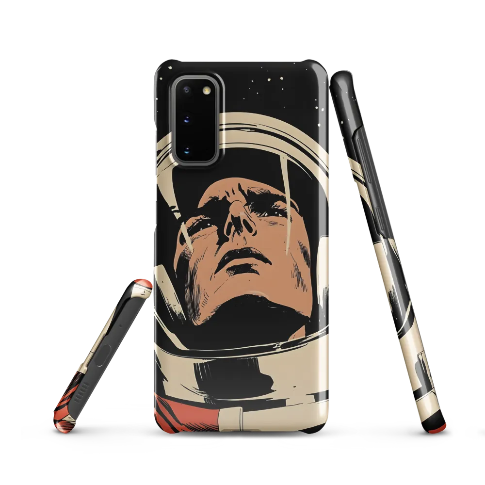 Gaze of the Astronaut | Phone Case |  S20 | Snap Case | Glossy