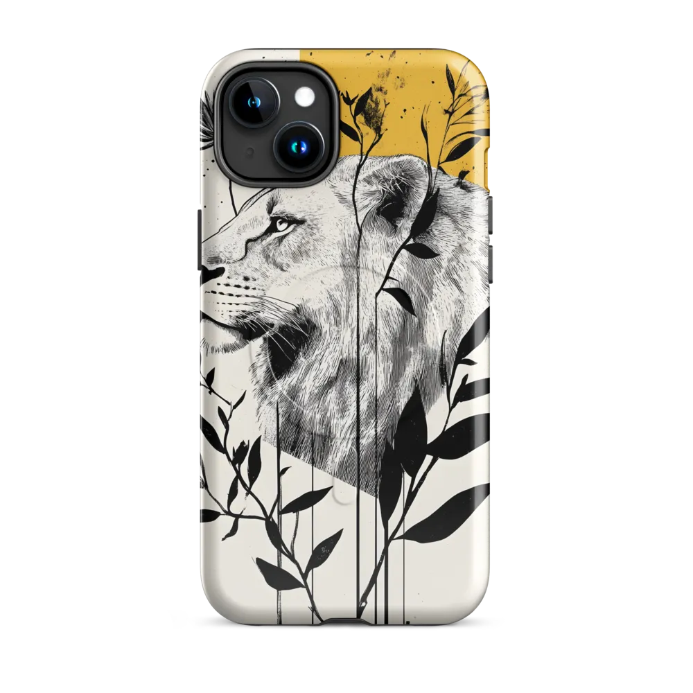 Regal Serenity: The Lion and Flora