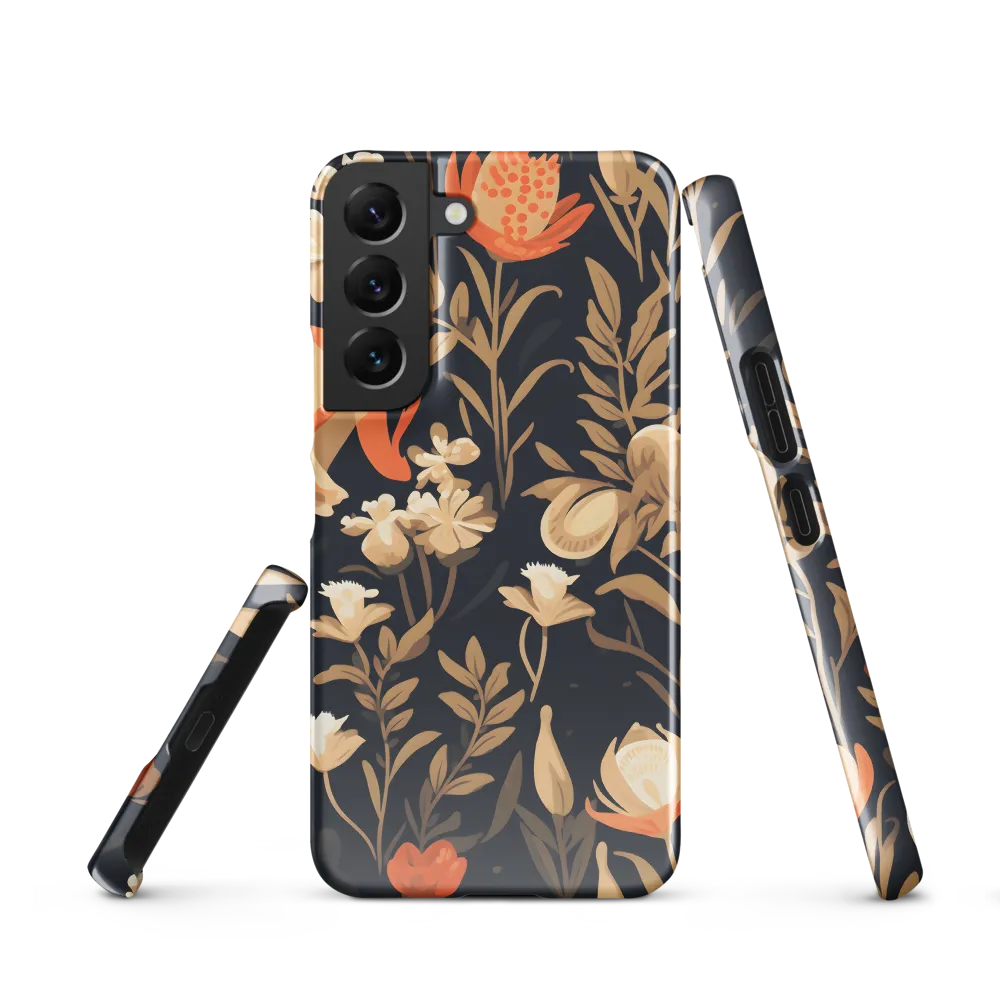 Floral Harmony: A Dance in the Dark