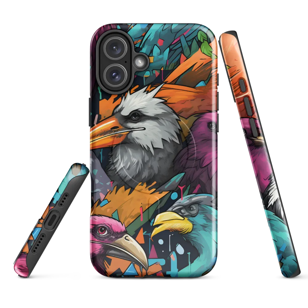 Avian Vortex: A Celebration of Color and Form