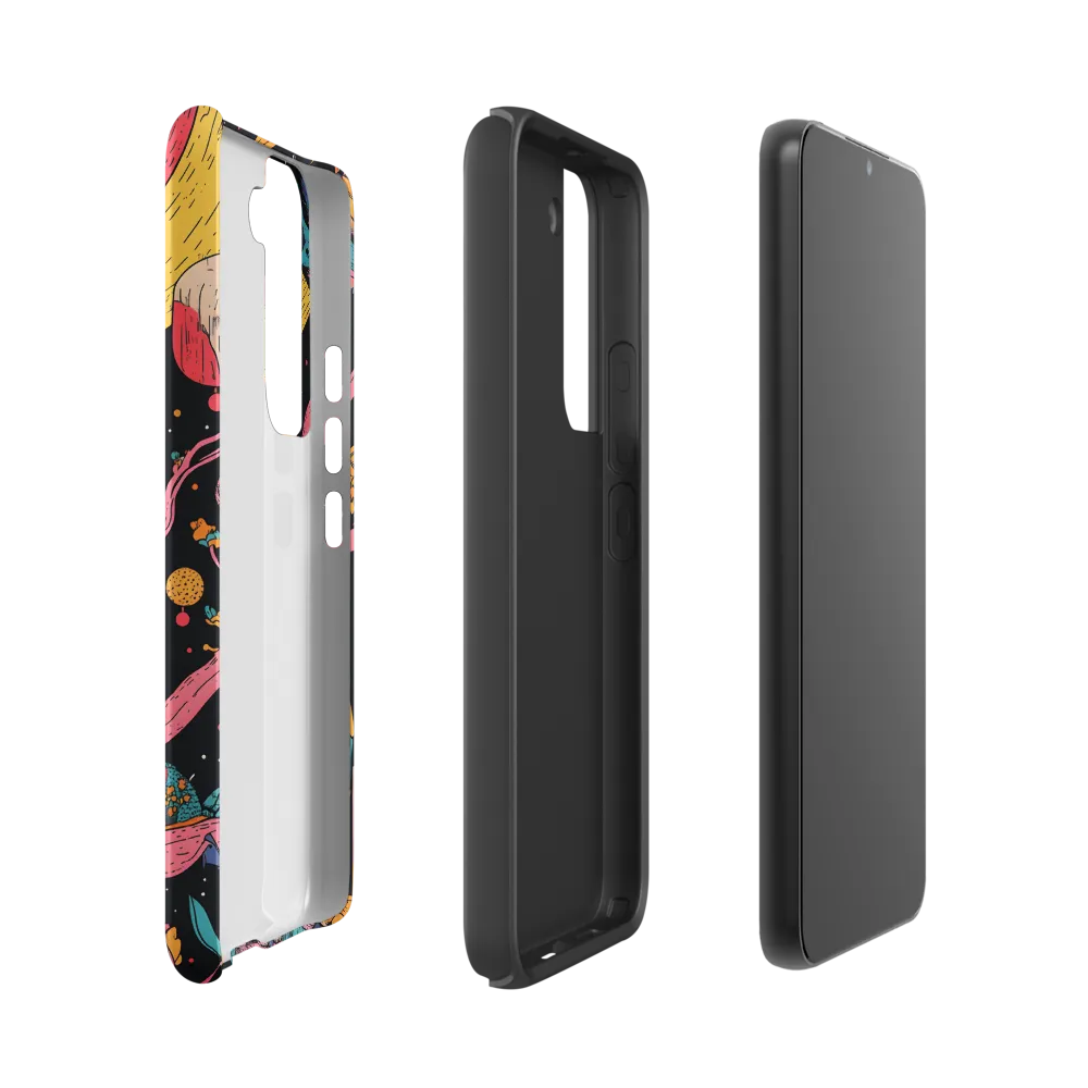Whimsical Cosmic Owl | Phone Case |  S22 | Tough Case | Matte