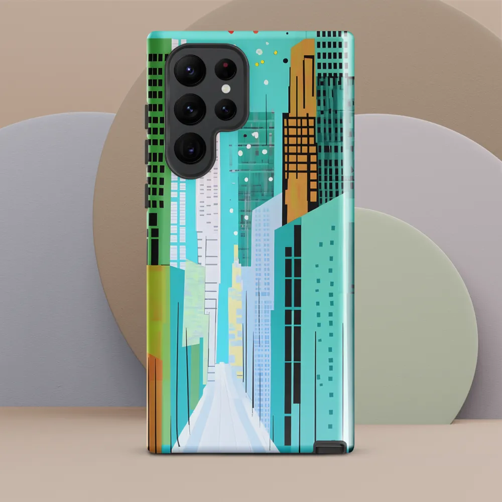 Urban Symphony in Turquoise