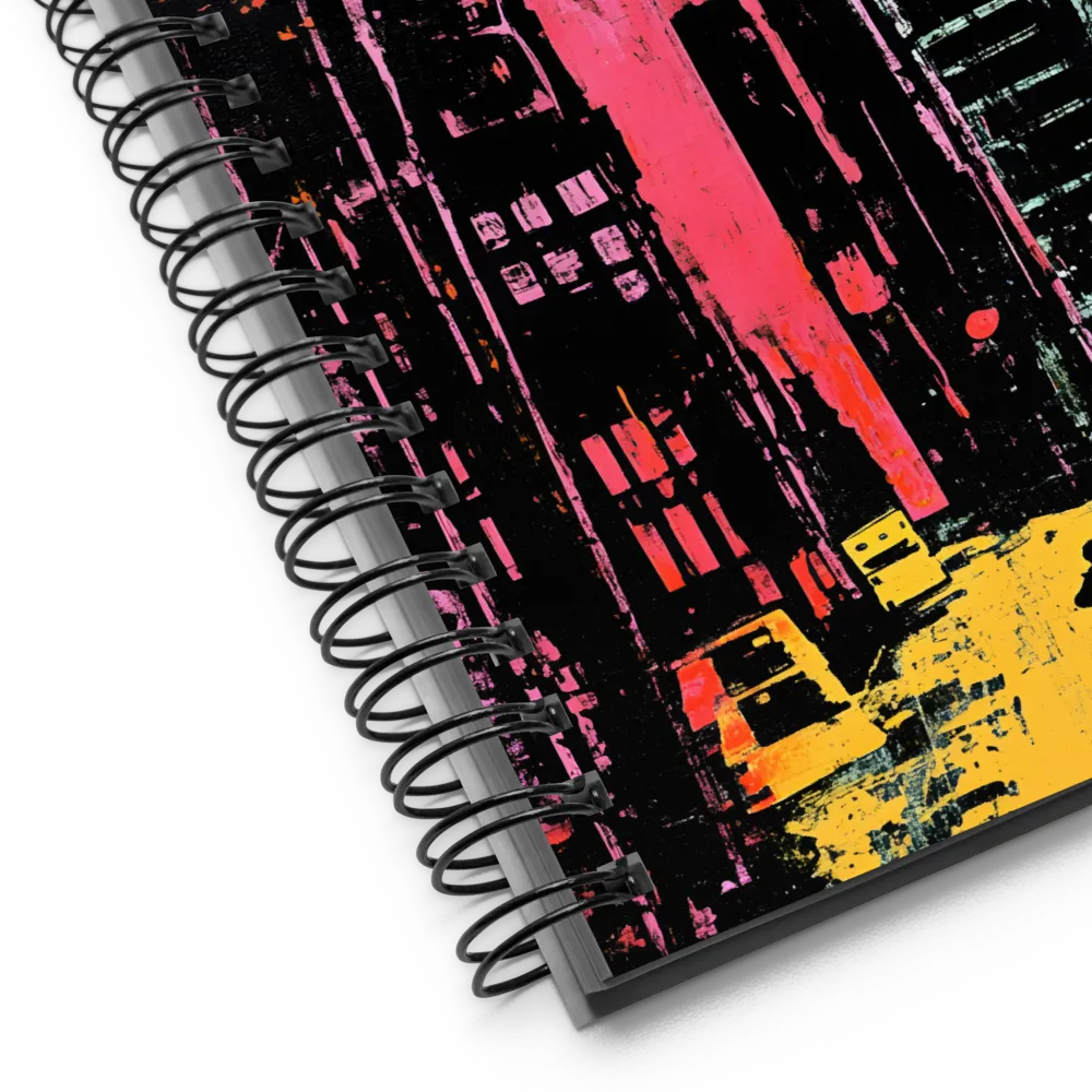 Vibrant Urban Dreams | Spiral Notebook