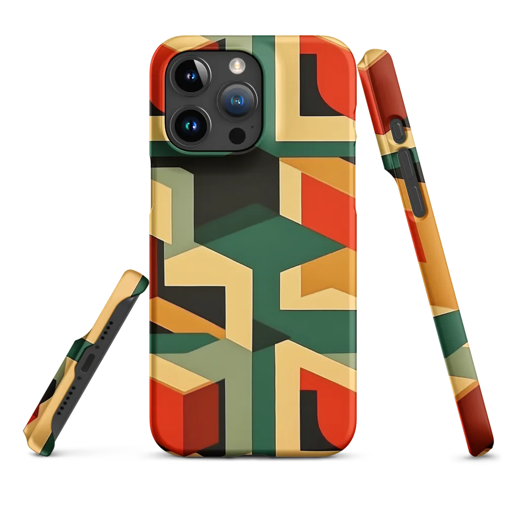 Dynamic Geometry: An Exploration of Form | Phone Case |  15 Pro Max | Snap Case | Matte