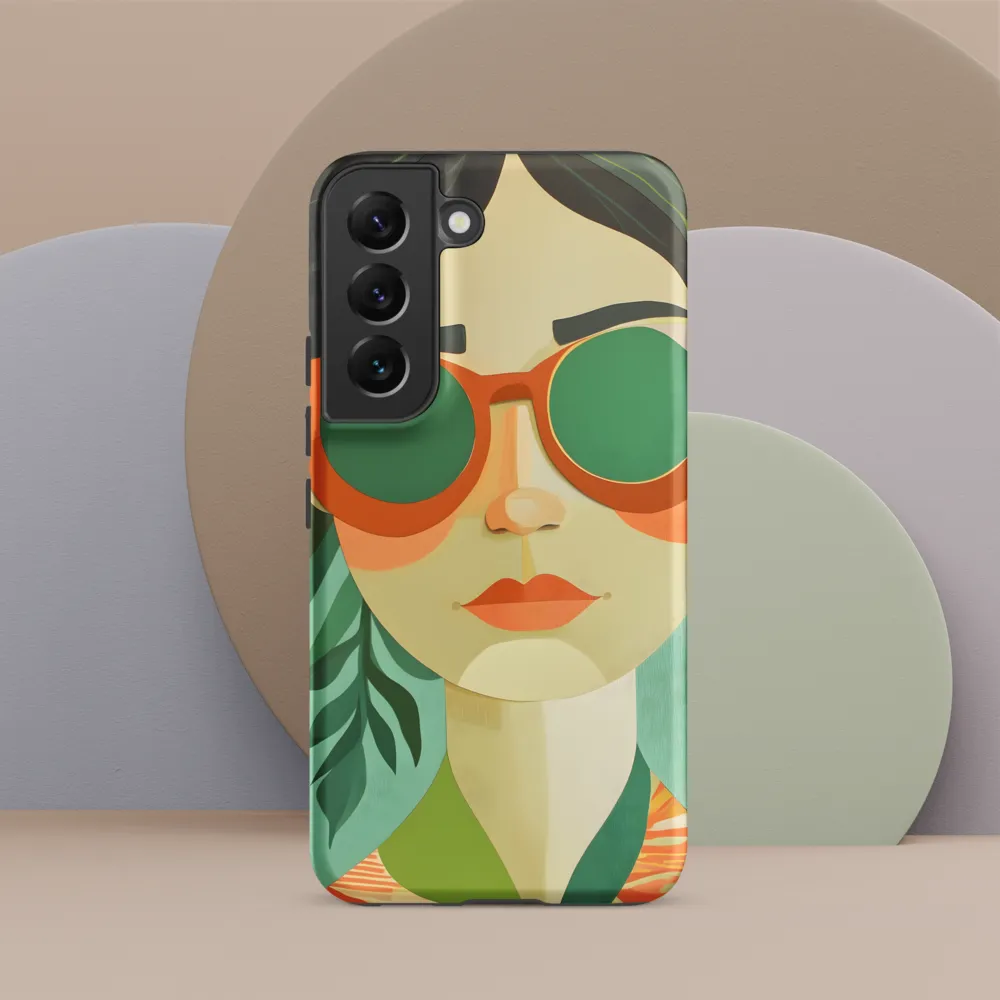Bold Serenity: A Modern Portrait