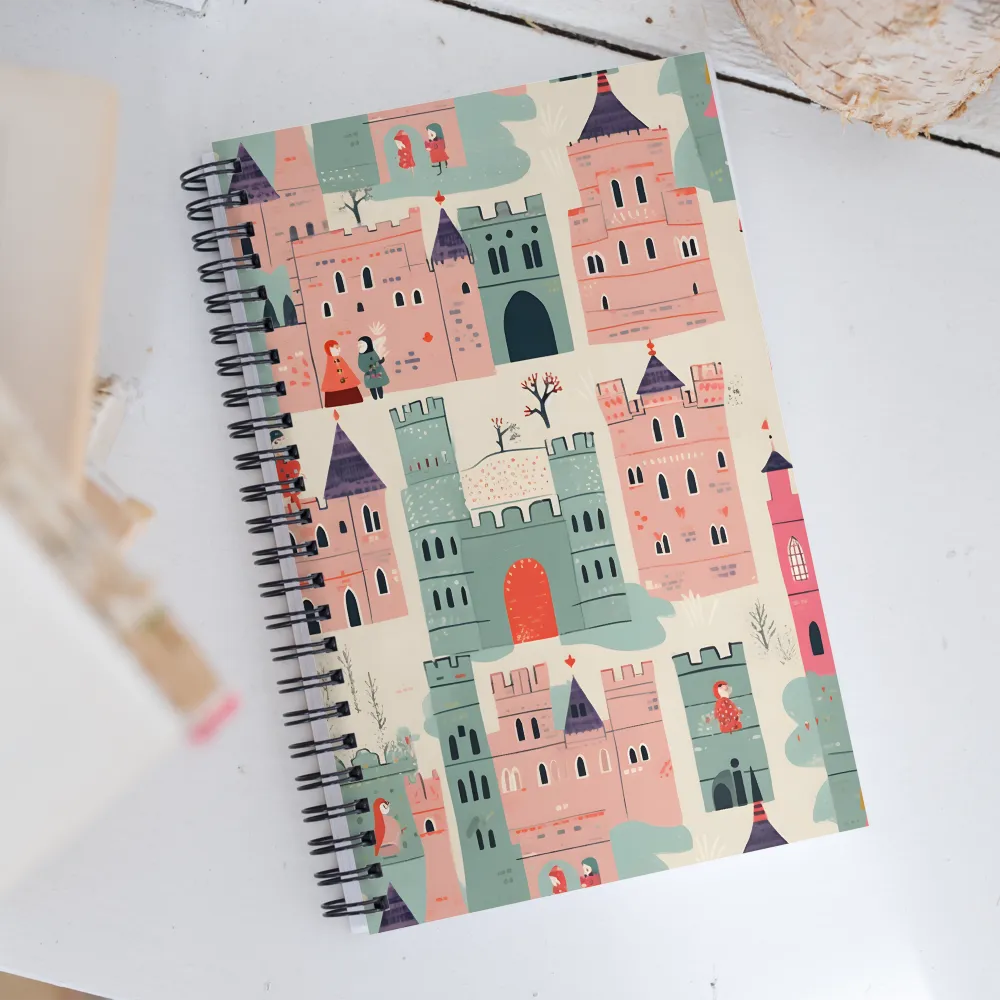 Enchanted Castles and Characters | Spiral Notebook