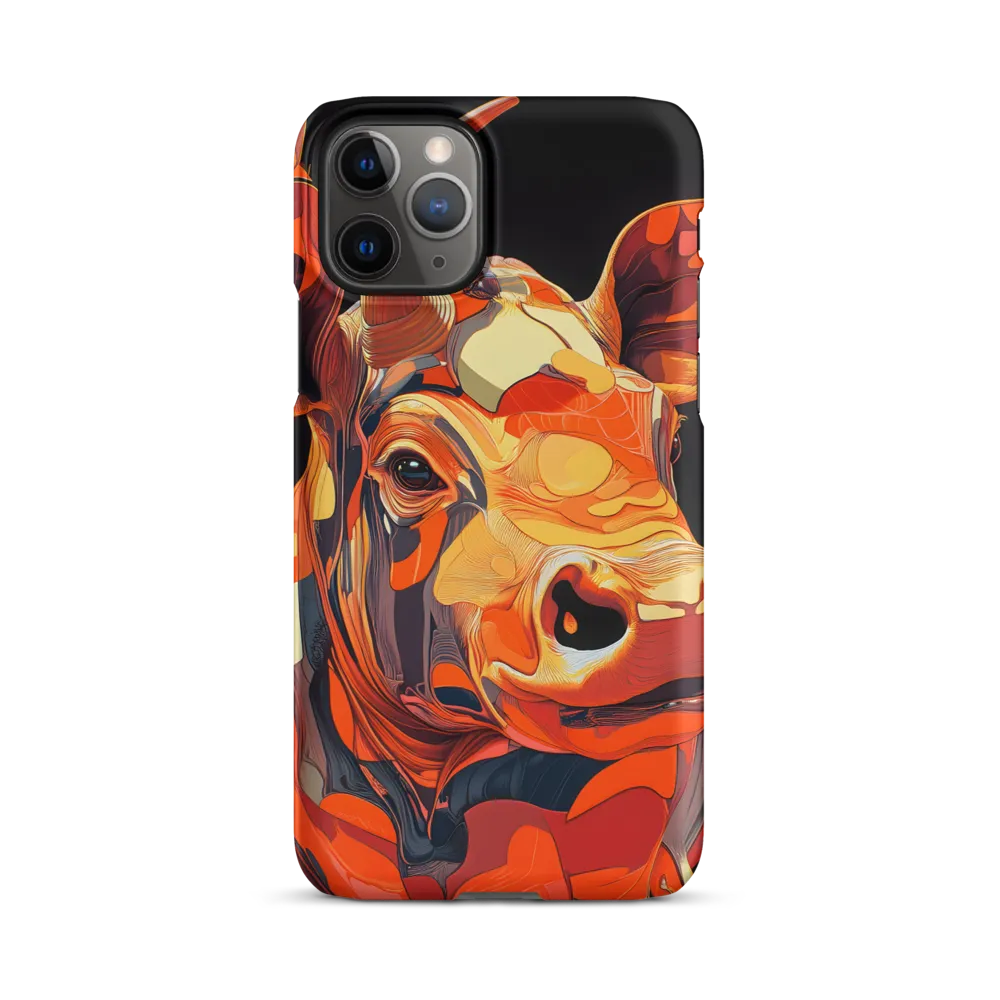 Modern Serenade: The Vibrant Cow