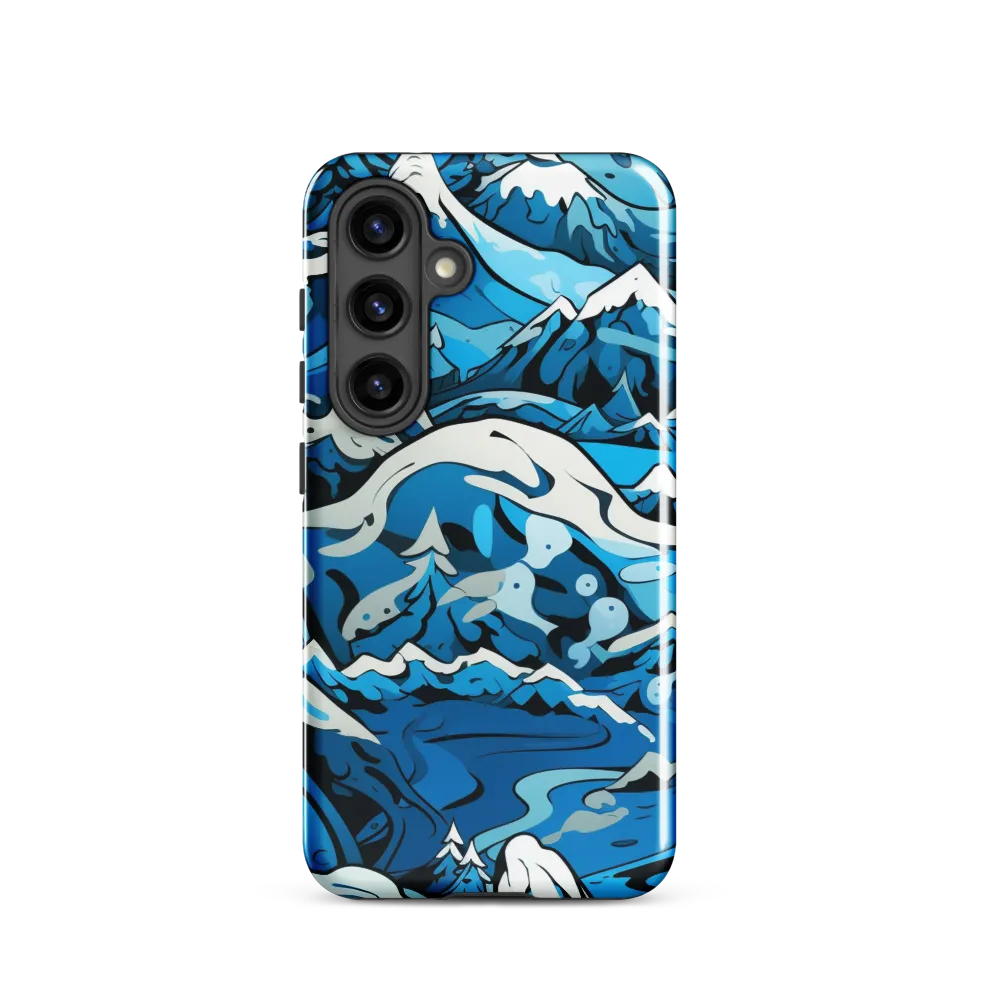 Frozen Harmony: A Blue Mountain Odyssey