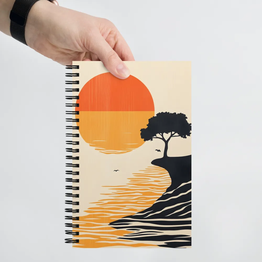 Serene Sunset | Spiral Notebook