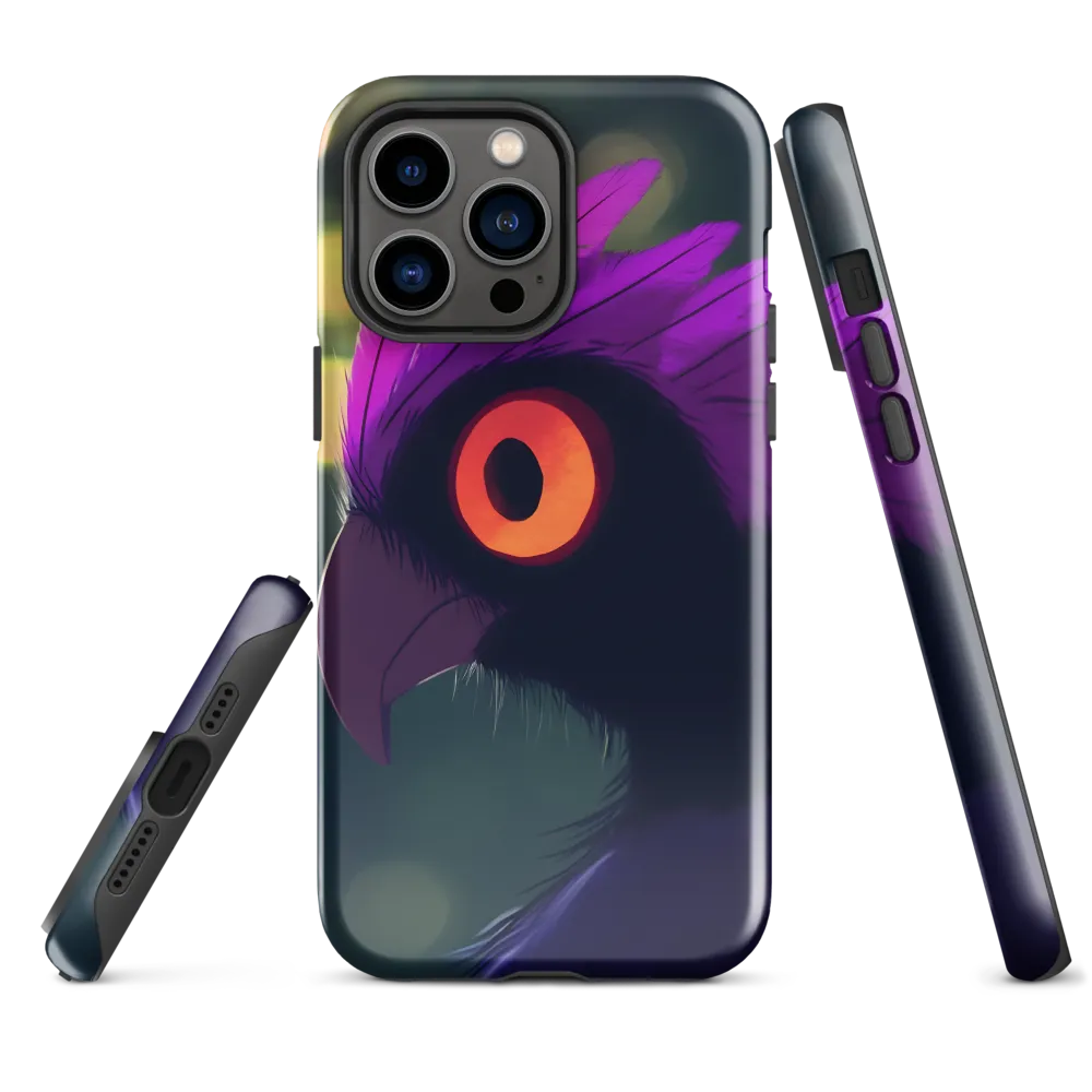 Mysterious Owl | Phone Case |  14 Pro Max | Tough Case | Glossy