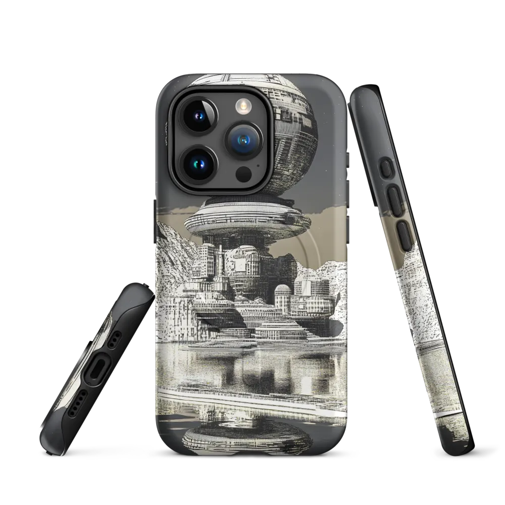 Reflections of a Futuristic Dreamscape | Phone Case |  15 Pro | MagSafe® Tough Case | Matte