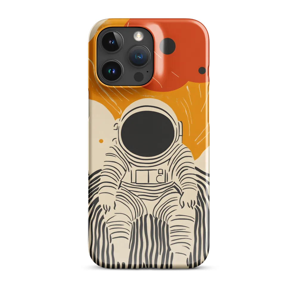 Astronaut in Cosmic Thoughts | Phone Case |  16 Pro Max | Snap Case | Glossy