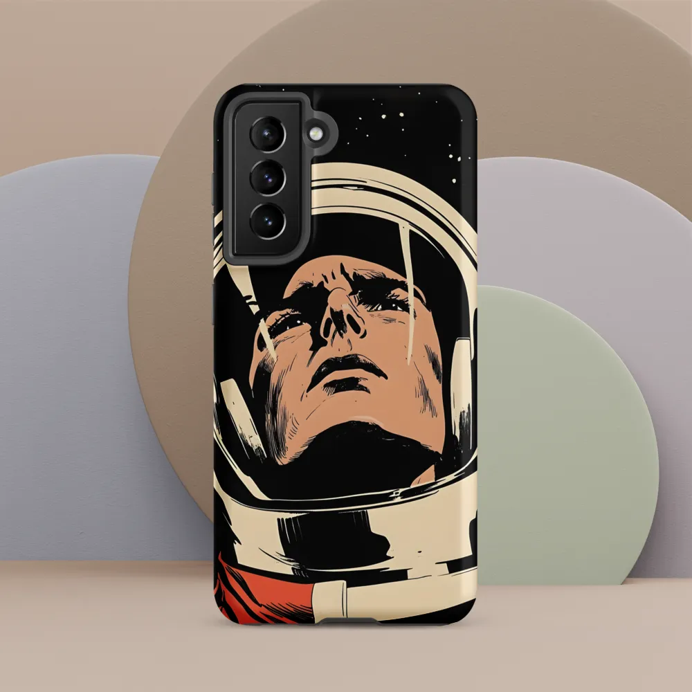 Gaze of the Astronaut | Phone Case |  S21 | Tough Case | Matte
