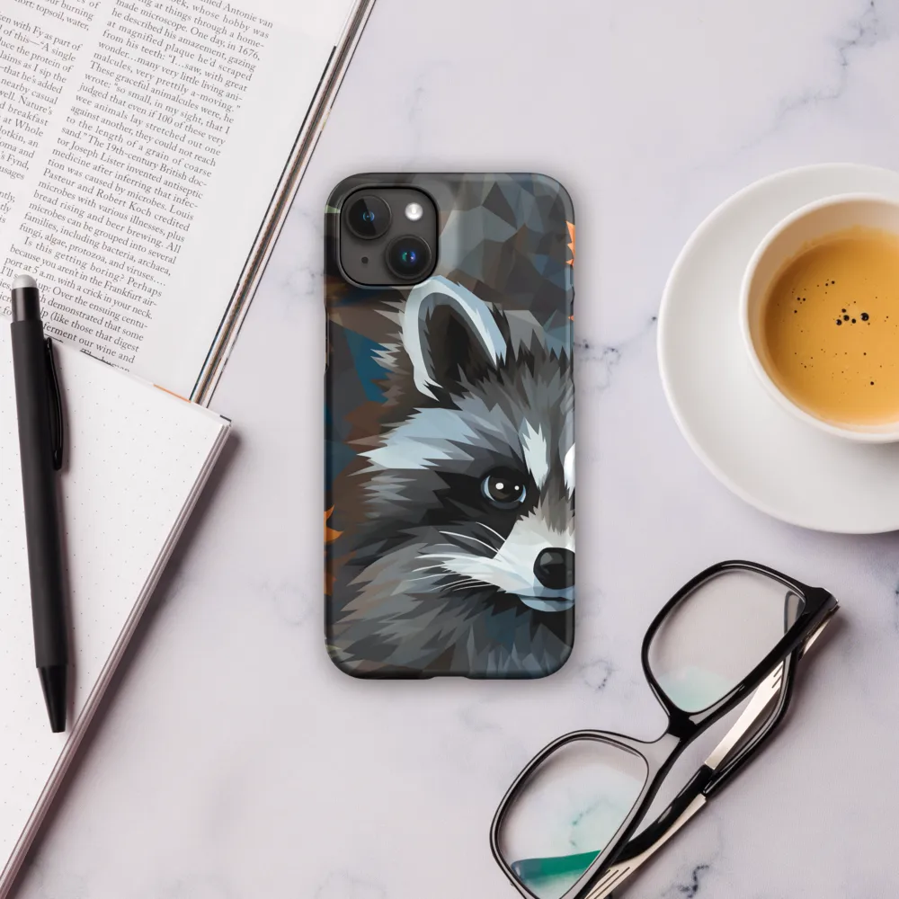 Whispers of Autumn: The Raccoon's Gaze