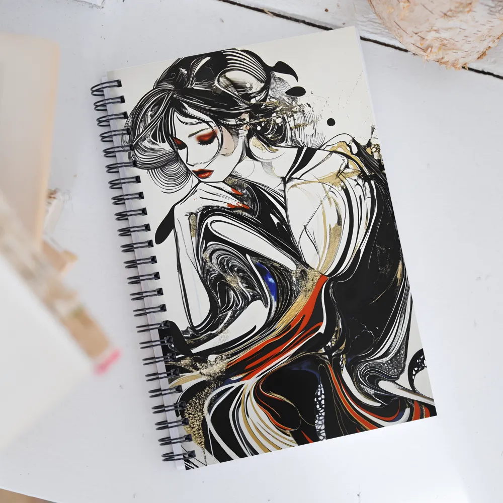 Contemplative Elegance | Spiral Notebook