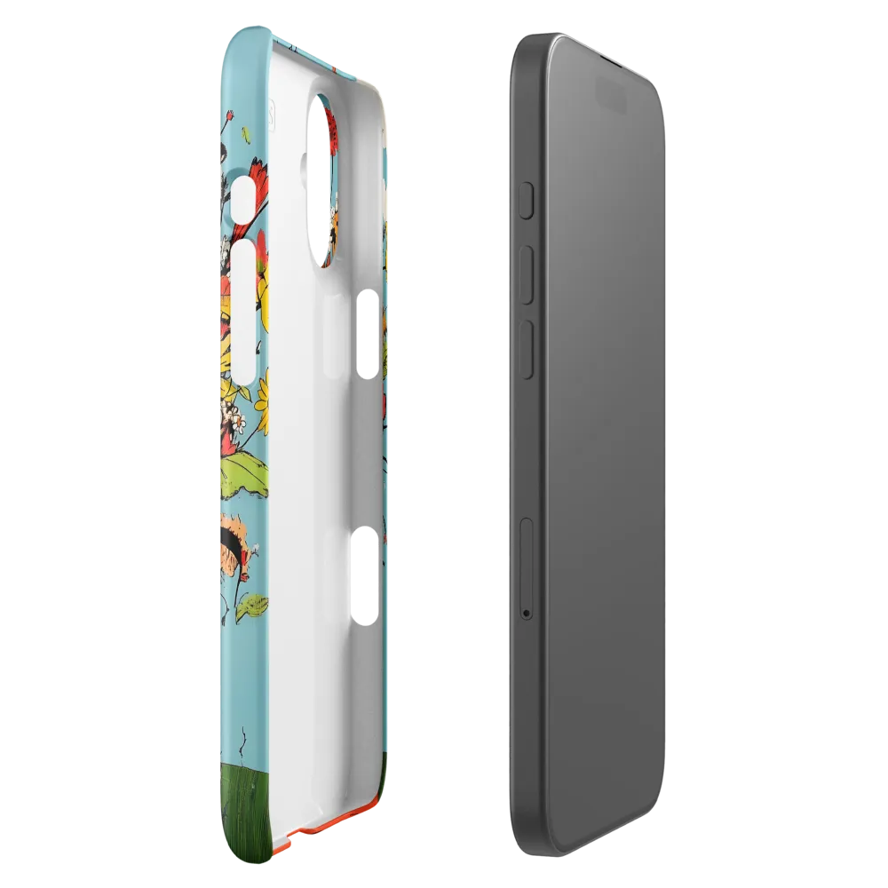 Whimsical Bloom | Phone Case |  16 Plus | Snap Case | Glossy