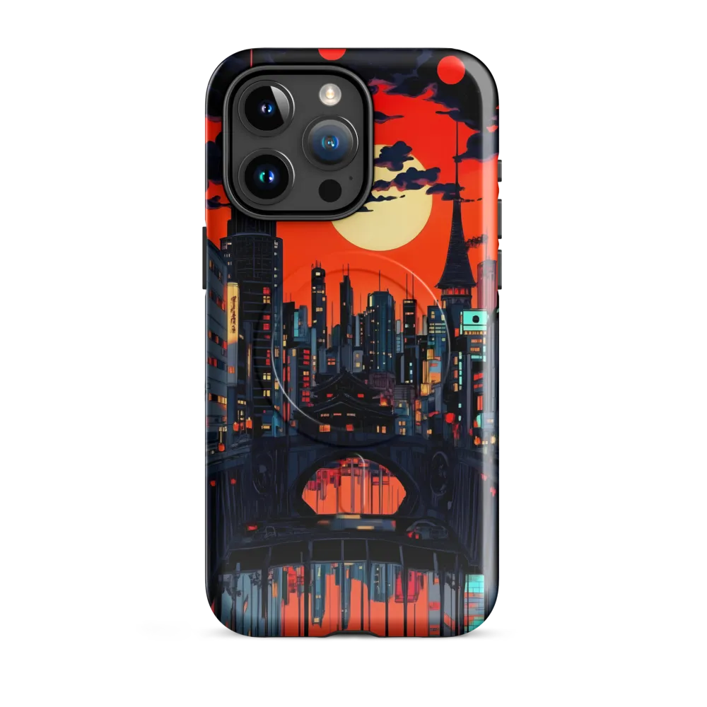 Nightfall in a Neon City