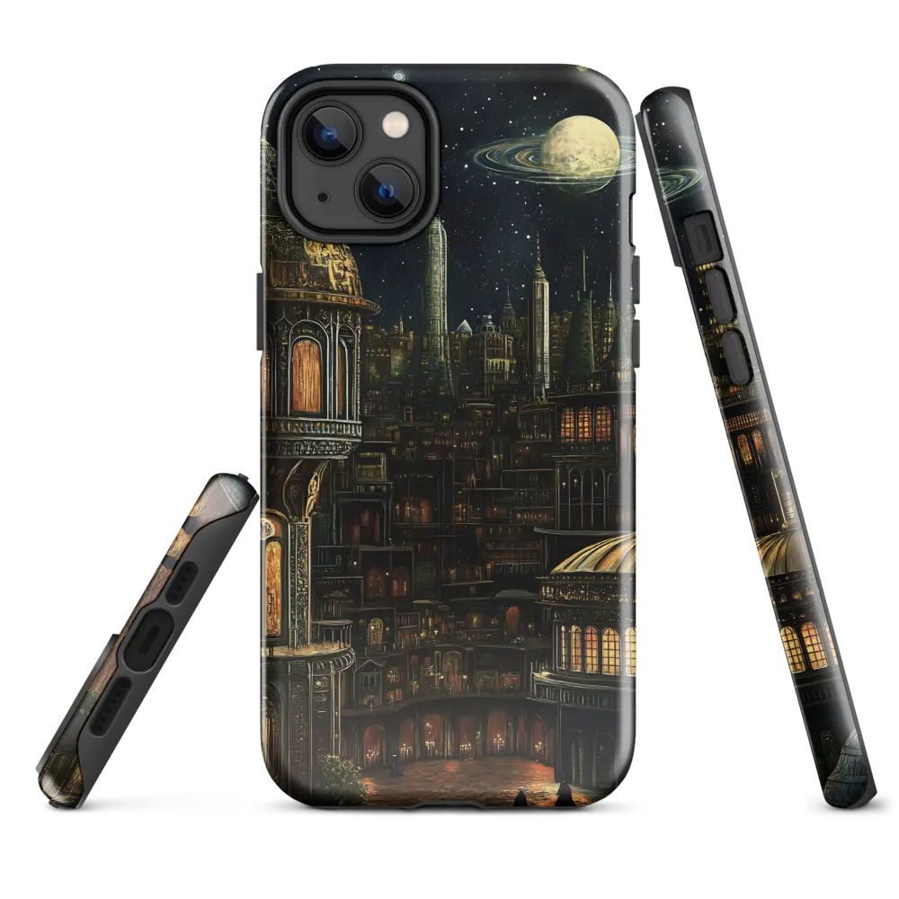 Celestial Enigma: A Surreal Cityscape
