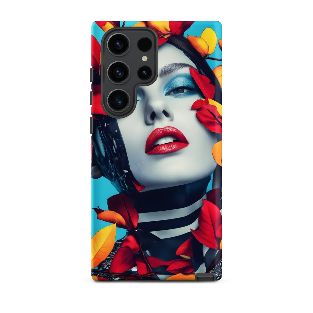 Futuristic Fusion: Nature Meets Technology | Phone Case |  S23 Ultra | Tough Case | Matte
